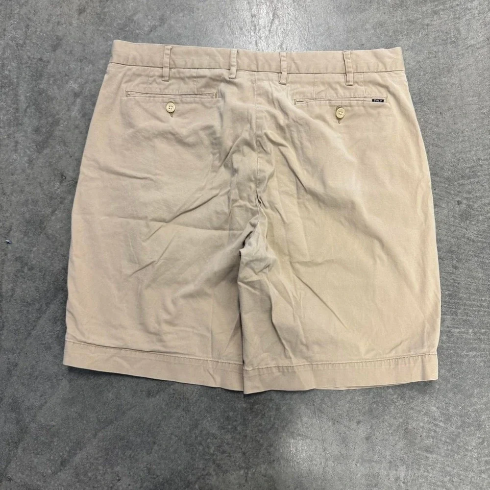 Polo Ralph Lauren Chino Shorts Tan Earthtone Preppy Old Money 34'